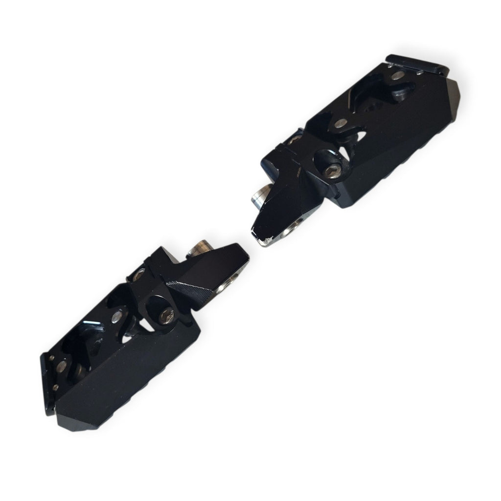 Chaoouyue Motorcycle Aluminum Adjustable Foot Pegs Compatible with BMW