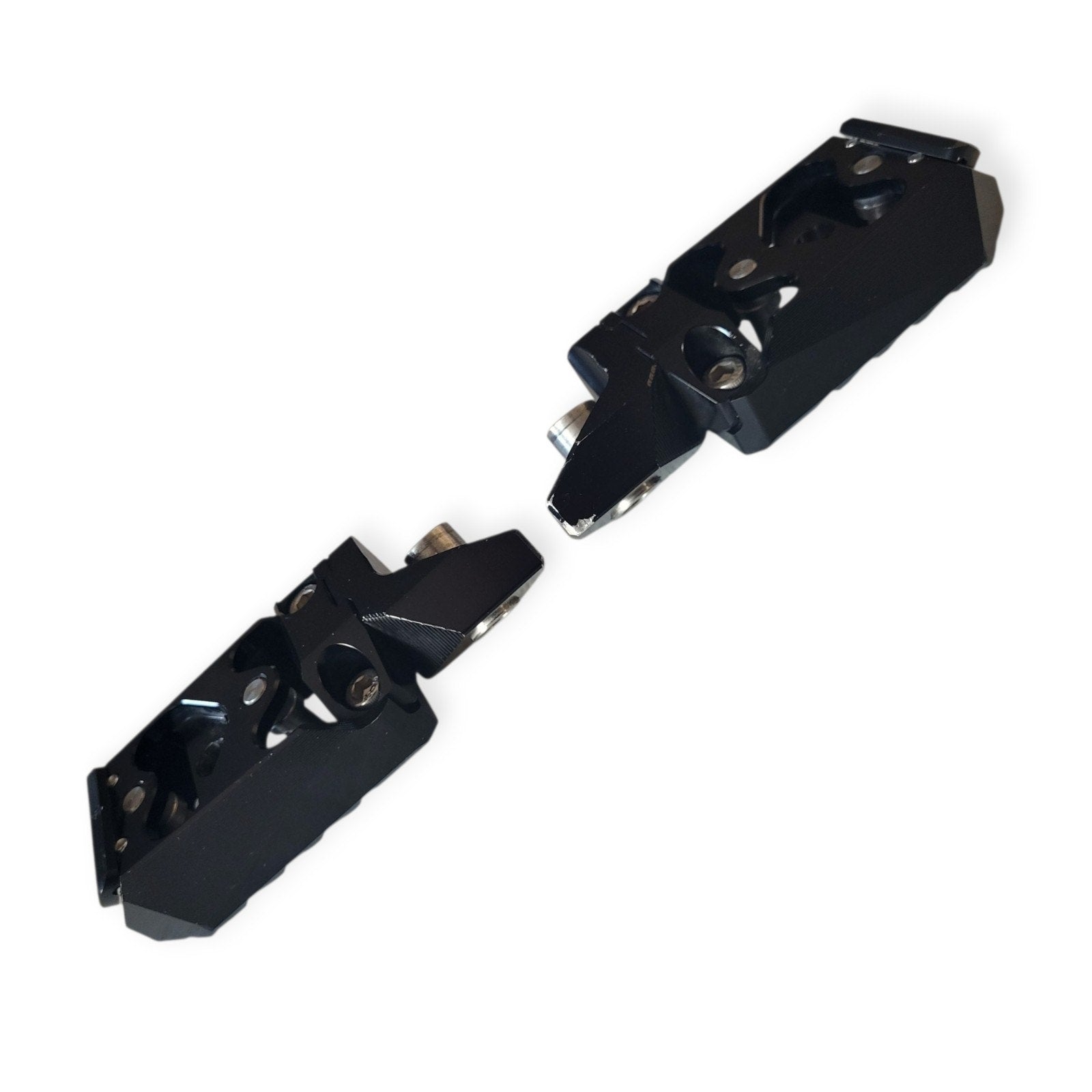 Chaoouyue Motorcycle Aluminum Adjustable Foot Pegs Compatible with BMW