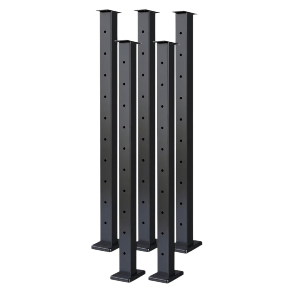 16-20FT Modular Black Cable Railing Kit 36 Inch 5 Level Post Kit Complete Set