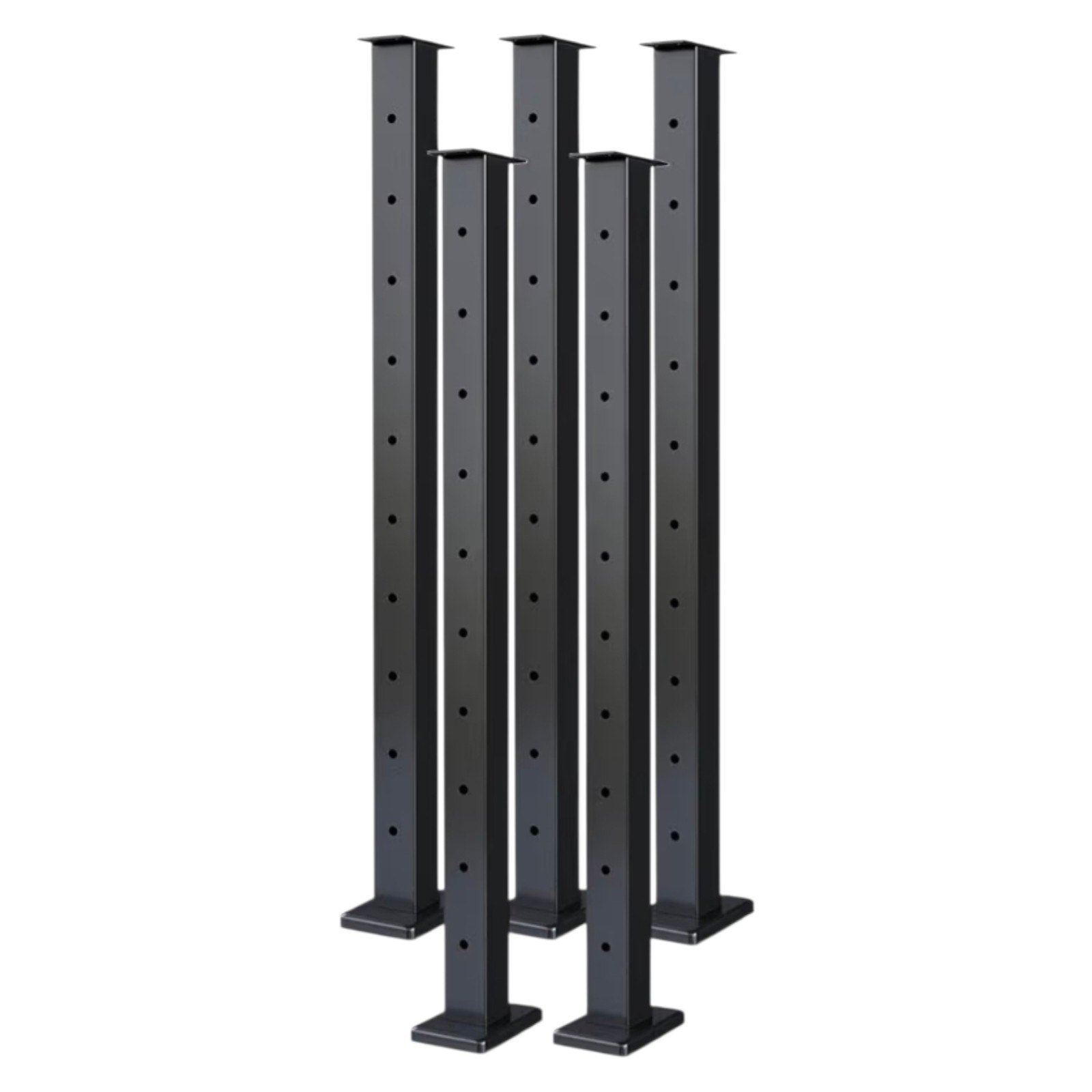 16-20FT Modular Black Cable Railing Kit 36 Inch 5 Level Post Kit Complete Set