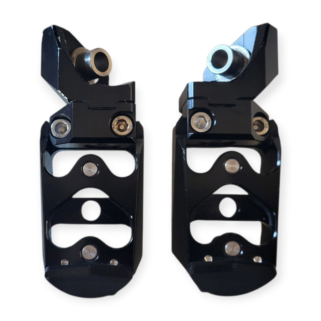 Chaoouyue Motorcycle Aluminum Adjustable Foot Pegs Compatible with BMW