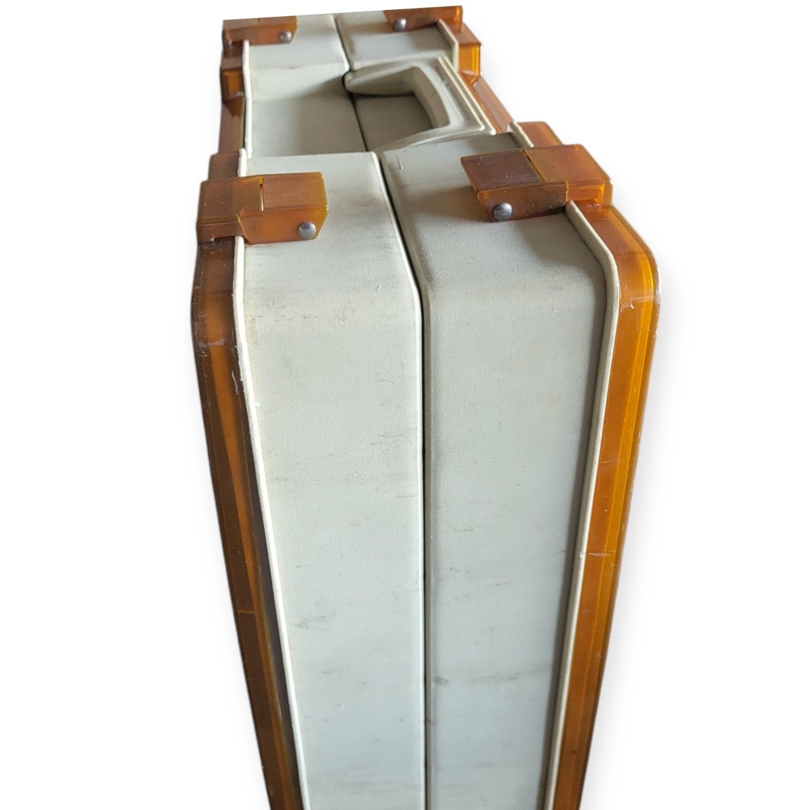 Rare 80s Flambeau Adventurer Vintage Double Sided Fishing Tackle Box Hardcase