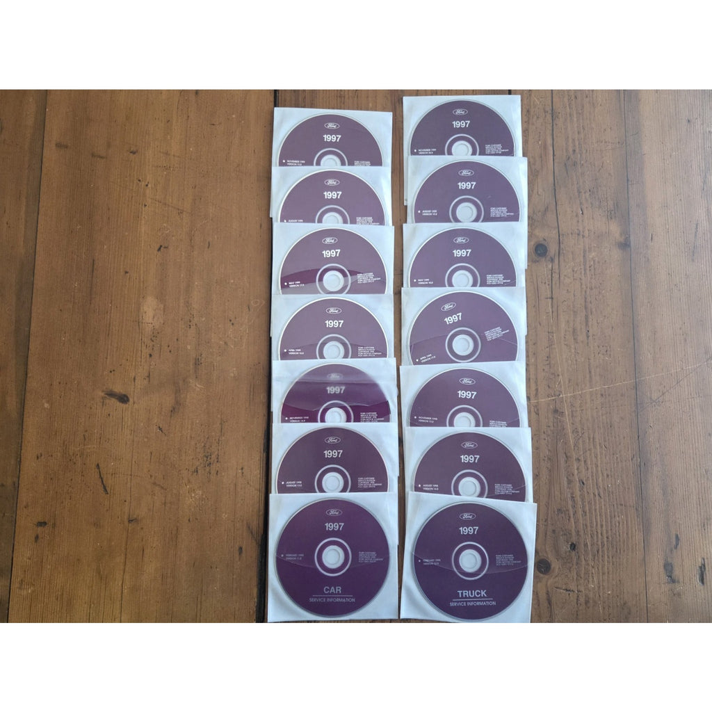186 - Ford Motor Car and Truck Digital Disc Manuals - Hard to Find