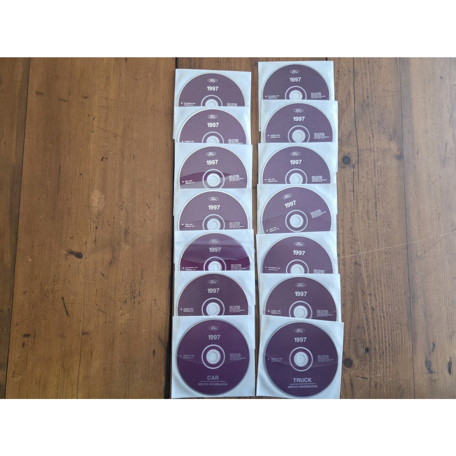 186 - Ford Motor Car and Truck Digital Disc Manuals - Hard to Find