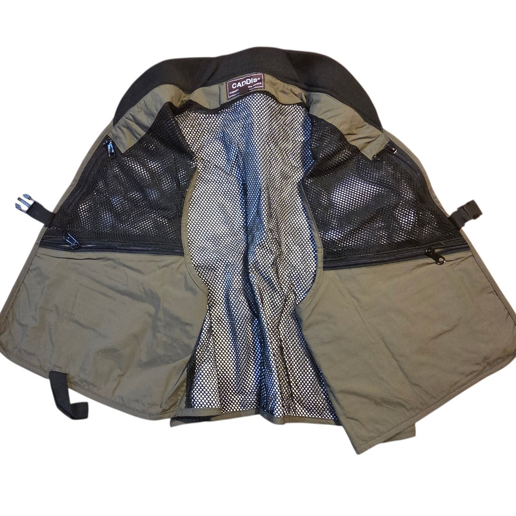 Caddis Fishing Vest Olive (L)