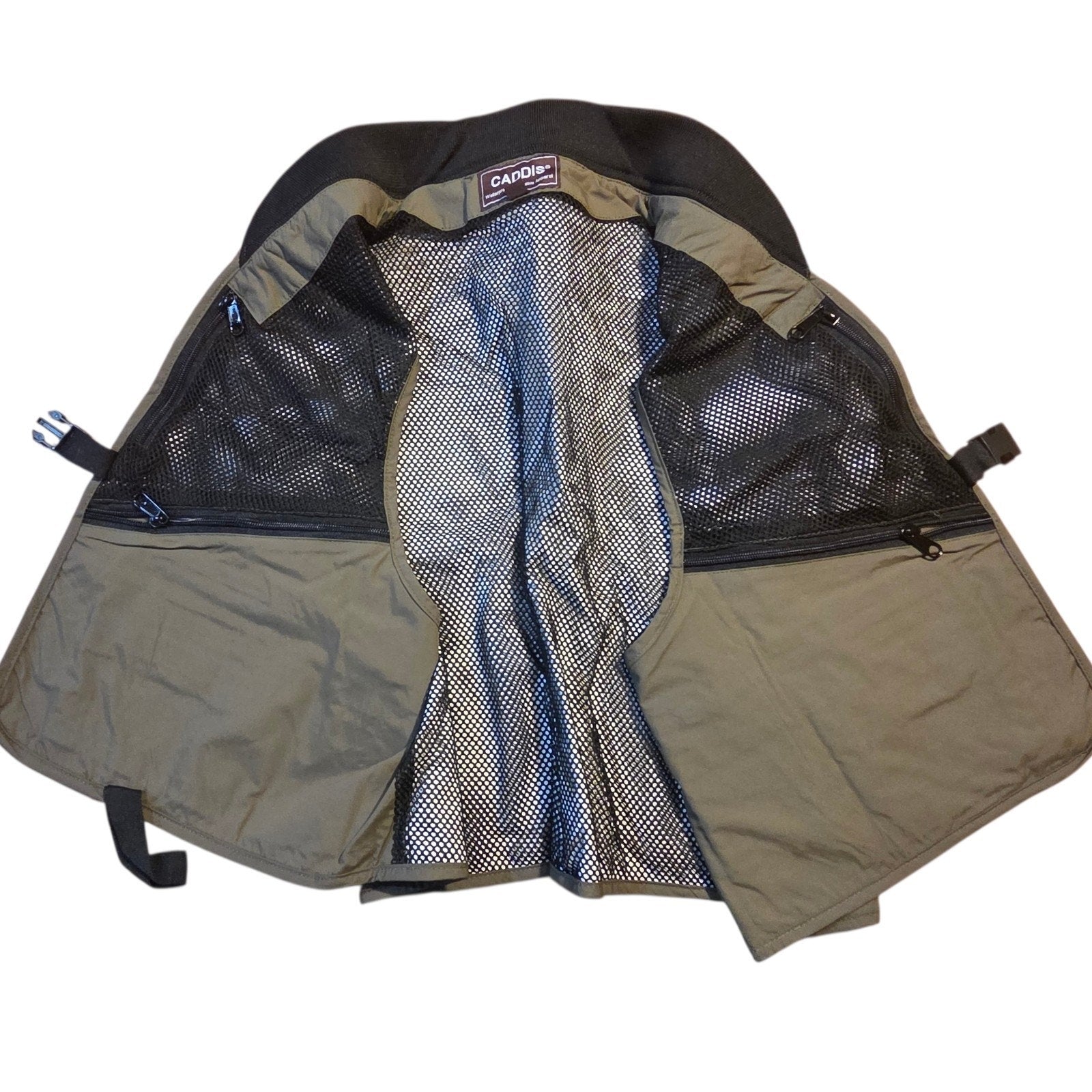 Caddis Fishing Vest Olive (L)