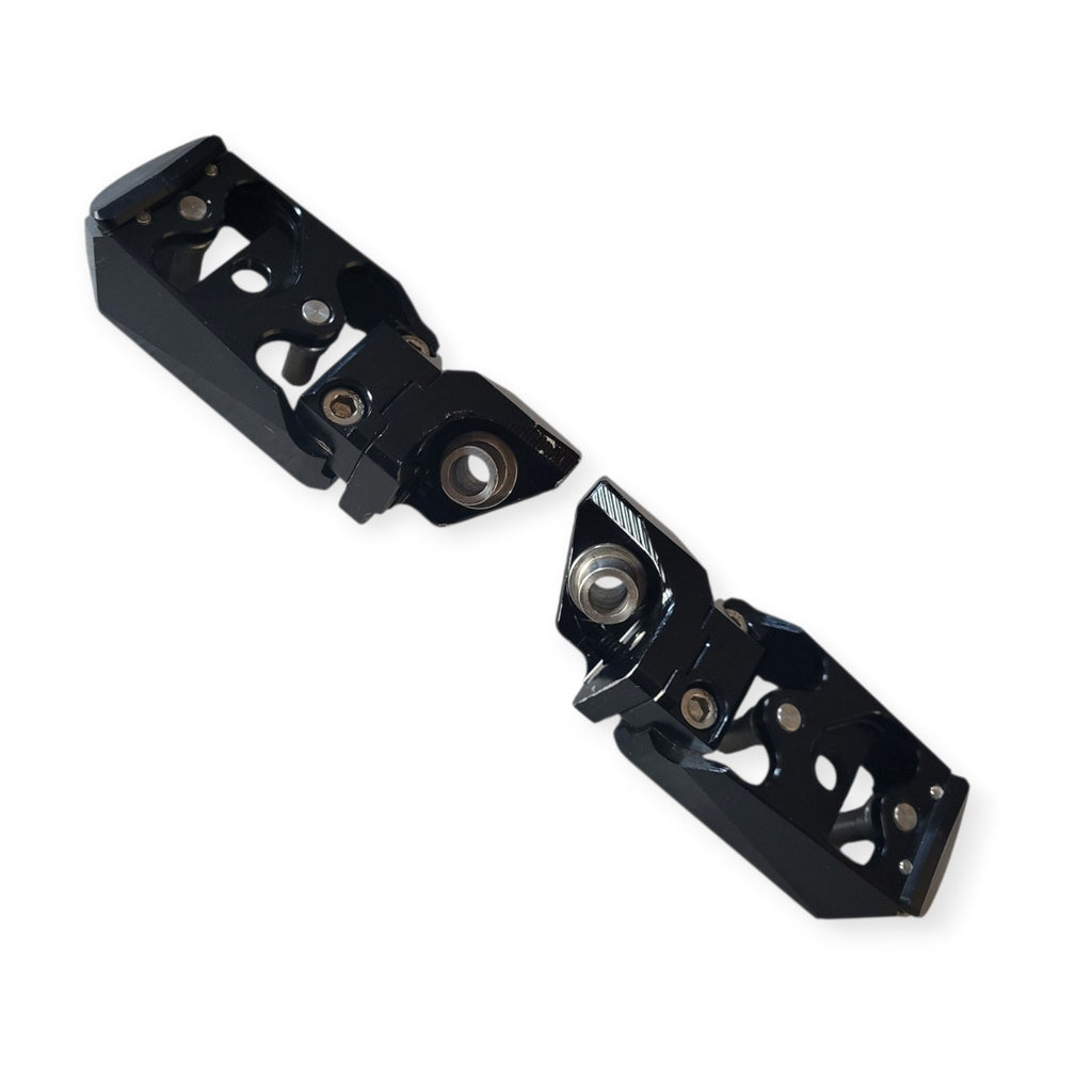 Chaoouyue Motorcycle Aluminum Adjustable Foot Pegs Compatible with BMW