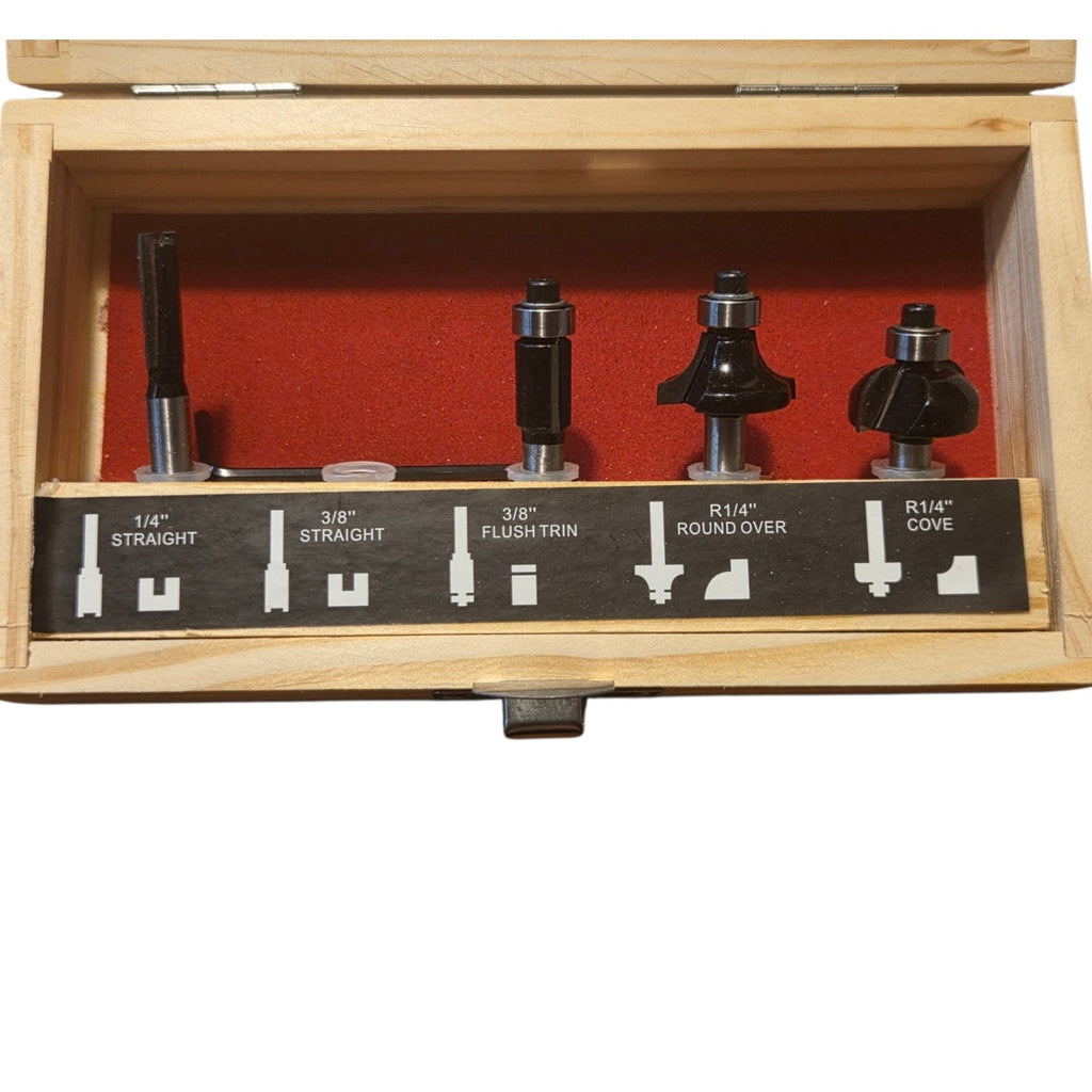AVID POWER 6.5 Amp 1.25 HP Compact Router Tools for Woodworking Fixed Base VG+