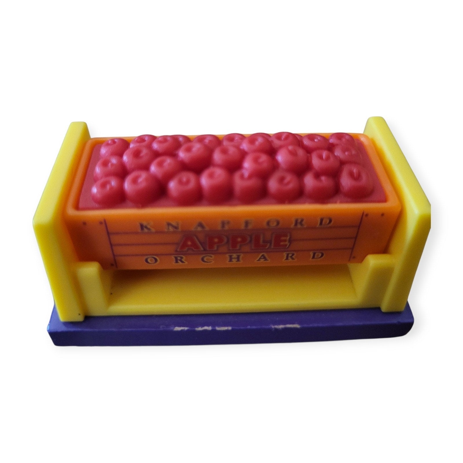 Hard to Find - Complete Apple Cargo Car with Crate Thomas & Friends Wooden 2003