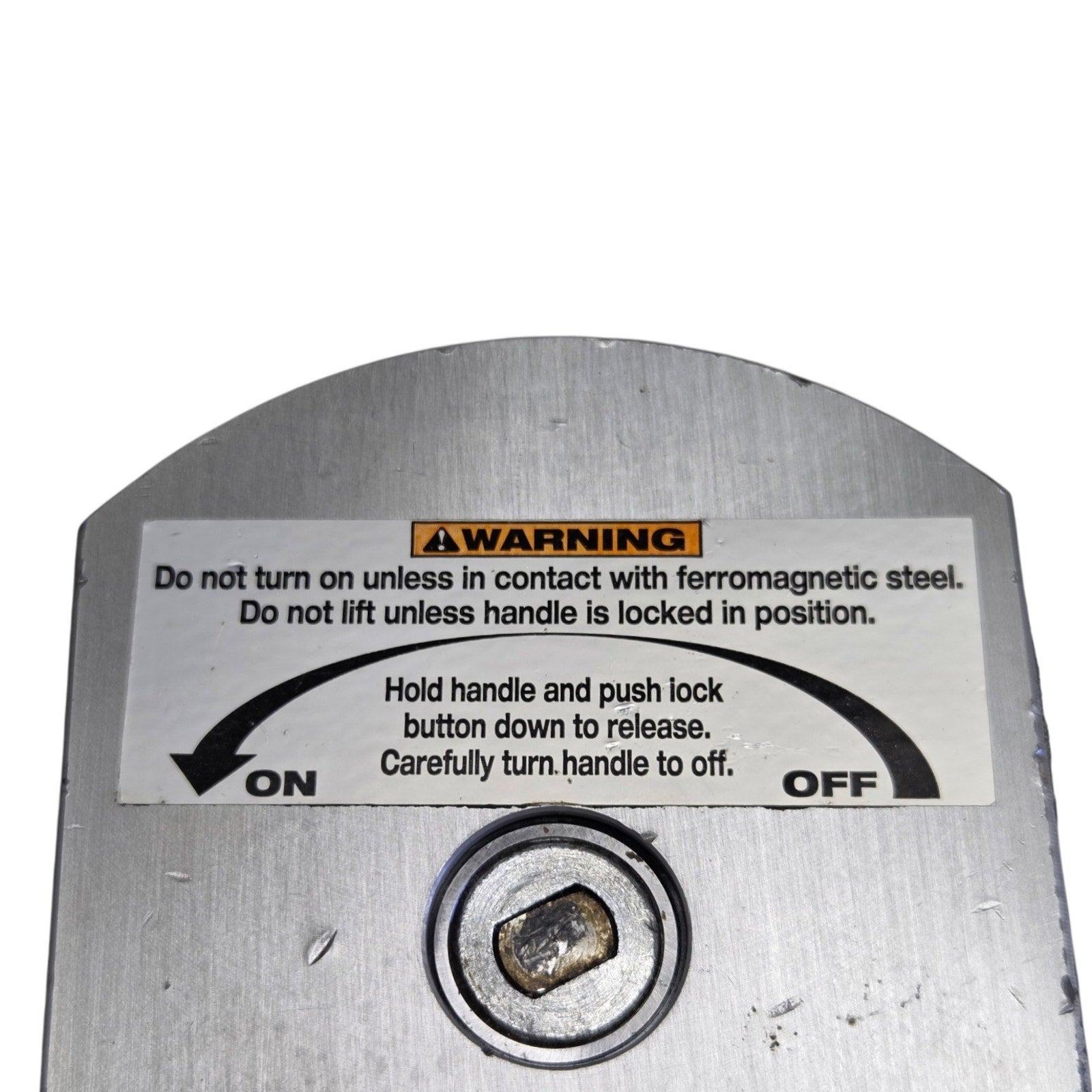 Magswitch ON/OFF Magnetic Lifting Magnet Manhole Cover Lifter 600 Lb Cap. Tested