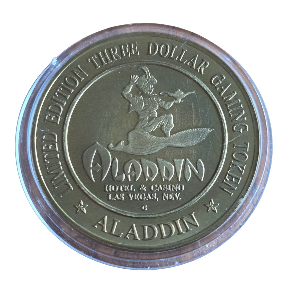 4 Coins of Las Vegas Casinos Past Westward Ho Aladdin Continental Casino Royale