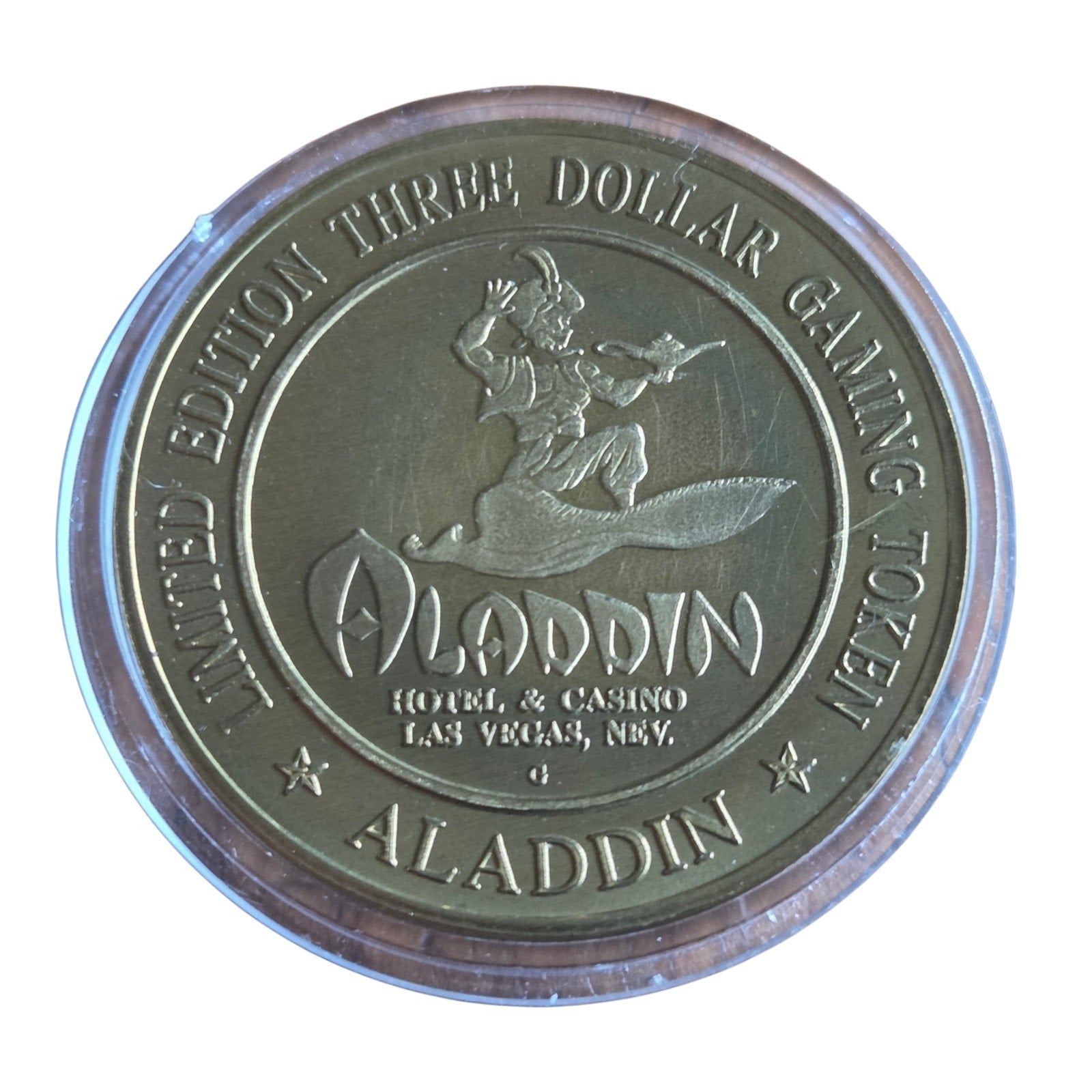4 Coins of Las Vegas Casinos Past Westward Ho Aladdin Continental Casino Royale