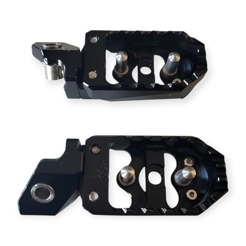 Chaoouyue Motorcycle Aluminum Adjustable Foot Pegs Compatible with BMW