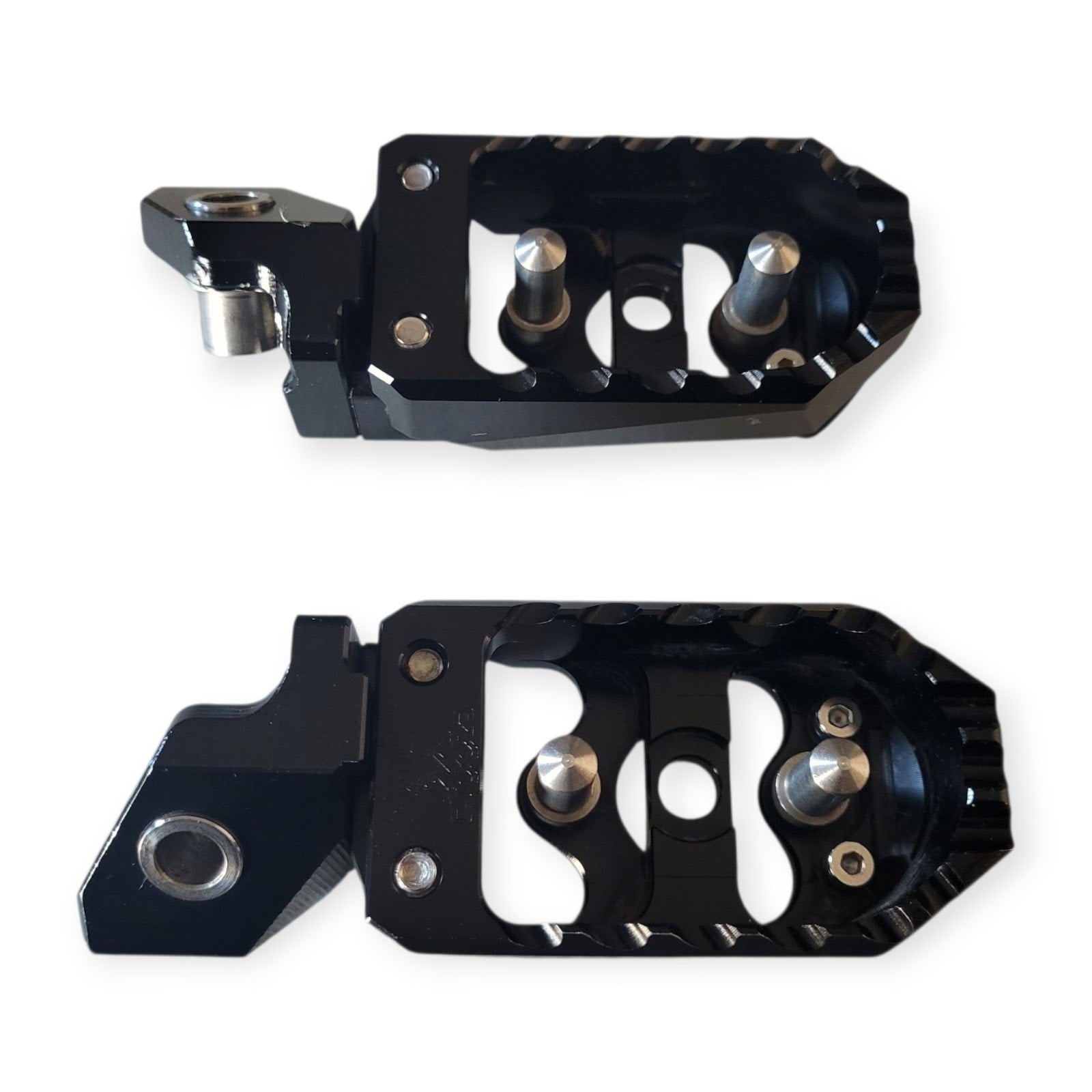 Chaoouyue Motorcycle Aluminum Adjustable Foot Pegs Compatible with BMW
