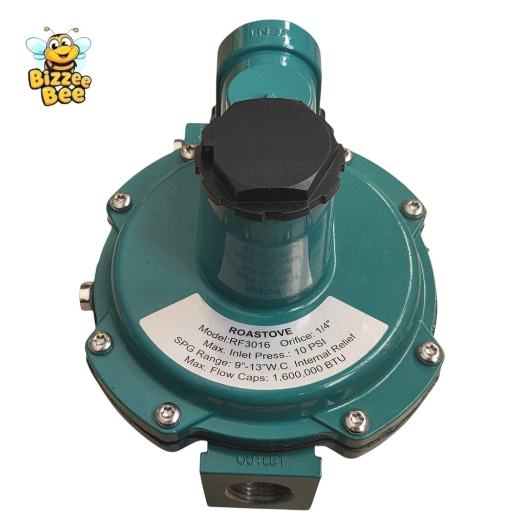 Roastove LP-Gas Equipment R622-DFF 2nd Stage Regulator, 9-13" W.C Spring