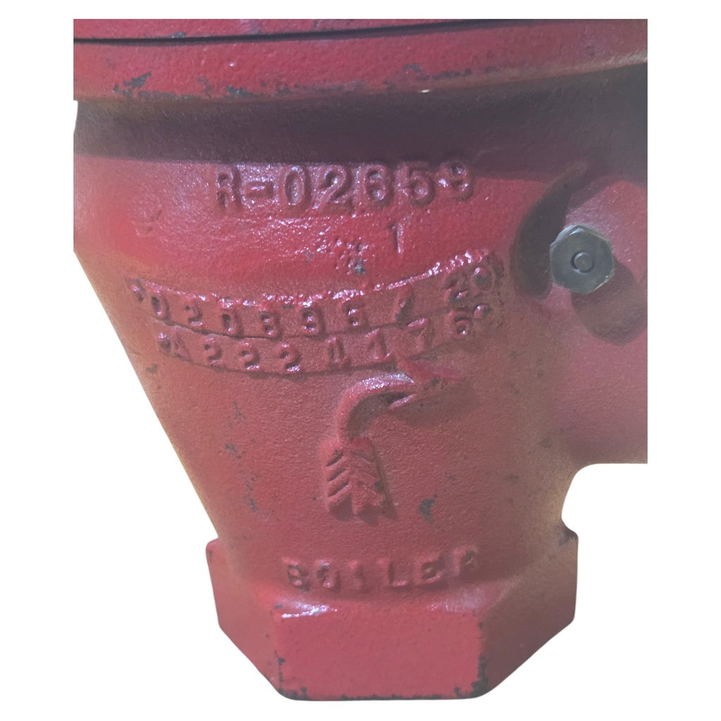 Bell & Gossett 3301 safety relief valve for boilers 1-1/2" inlet 2" *Untested*