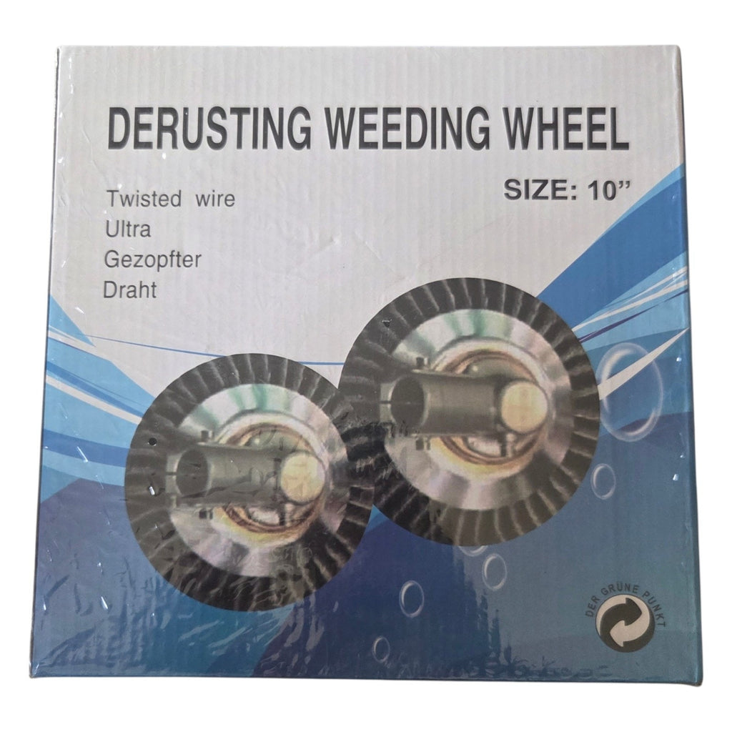 10 Inch Derusting Weeding Wheel Steel Wire Rotary Weed Brush Cutter Trimmer Head