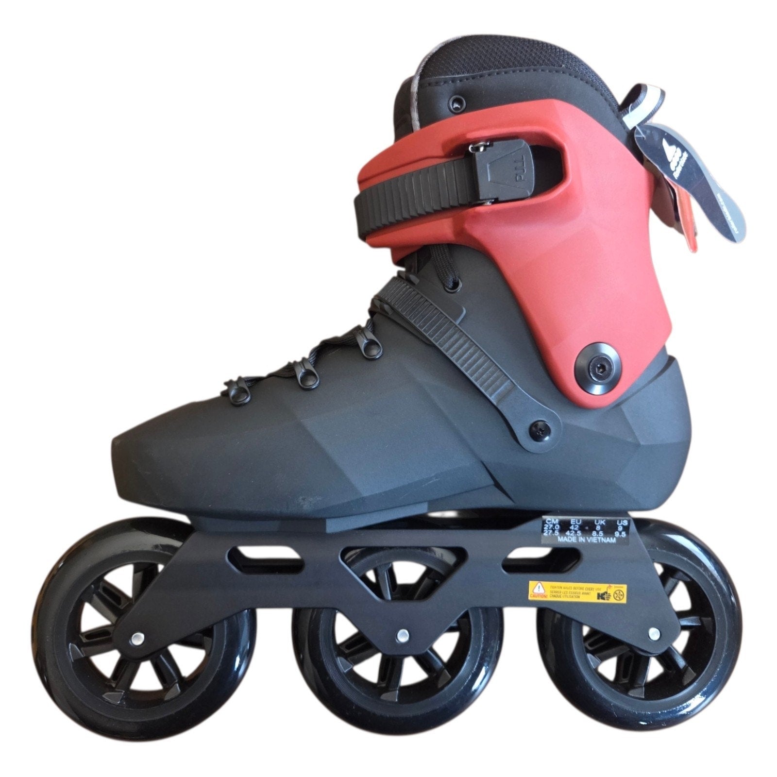 ROLLERBLADE Twister 110 Black/Red Skates Size 9/9.5 US