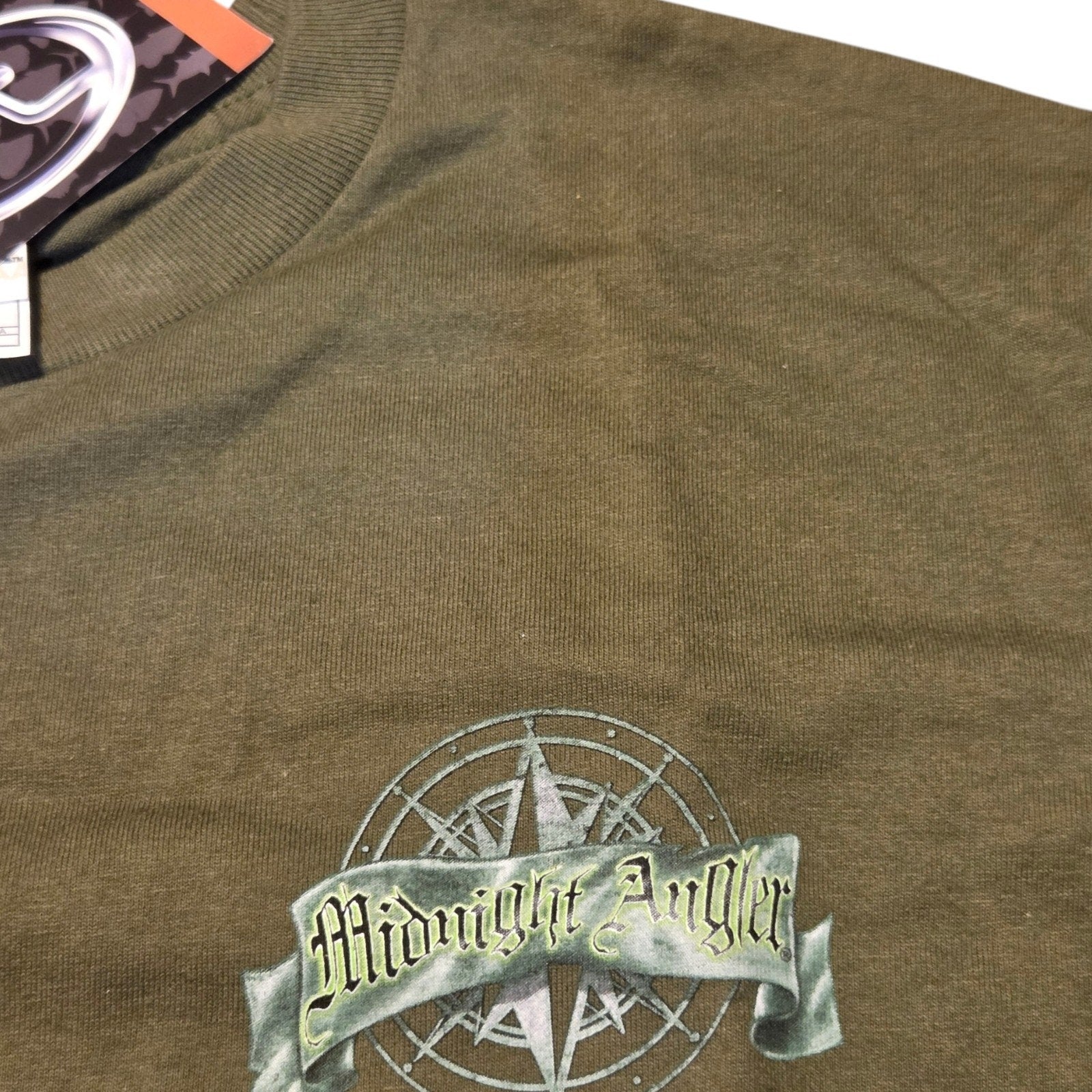 Flying Fisherman Shirt Midnight Angler Medium