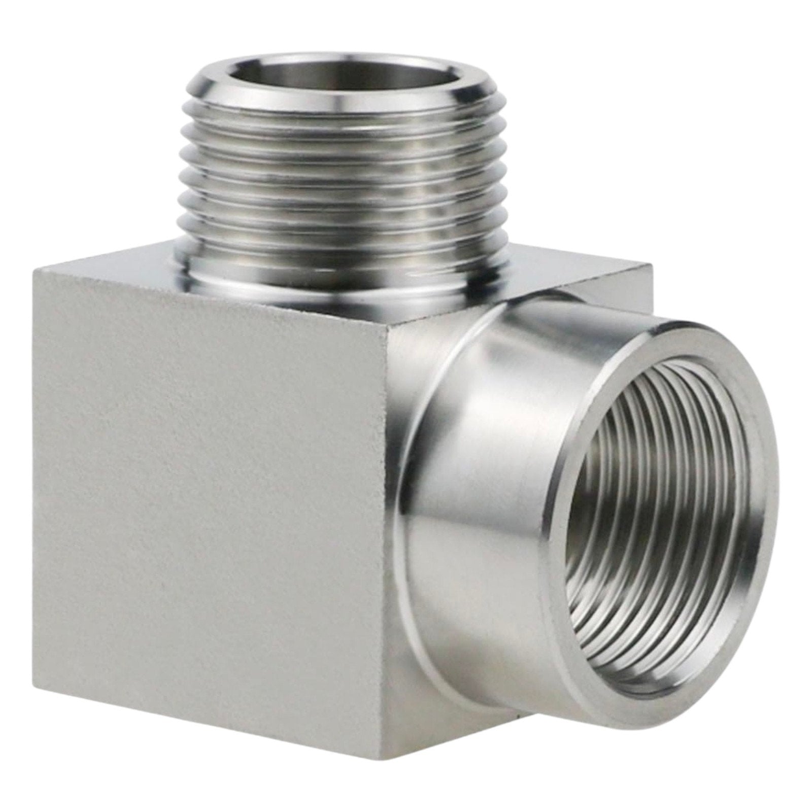 Stainless Steel 90° Street Elbow 3/4" NPT Male x 3/4" Female Pipe Fittings