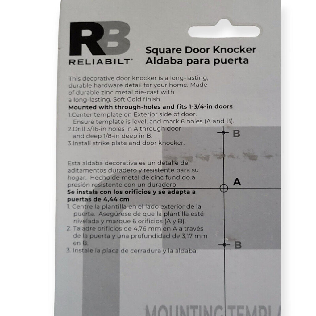 Case of 30 New RB RELIABILT 5-1/5-in Polished Door Knocker / Aldana 3703292
