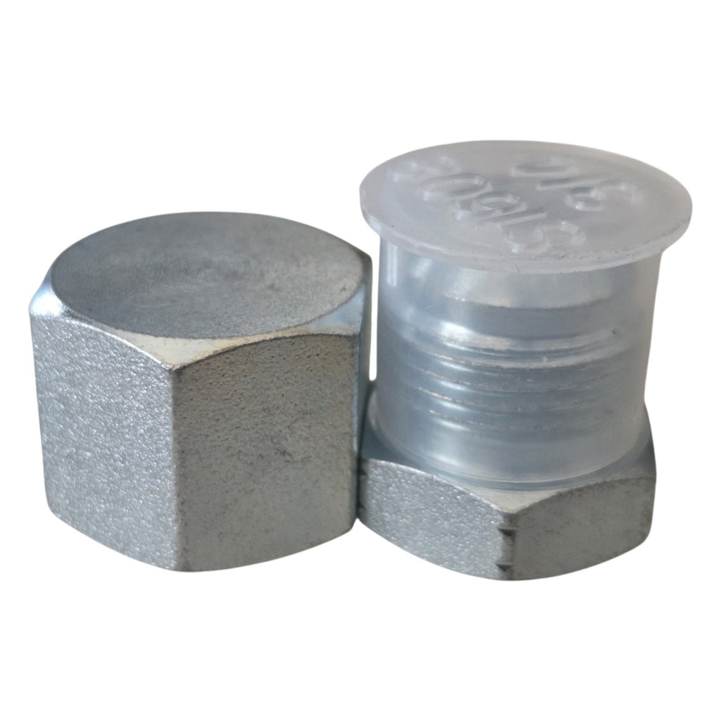 0304-C-08 and 2408-08 JIC Caps and Plugs, 3/4-16 Thread - 8 Piece Set