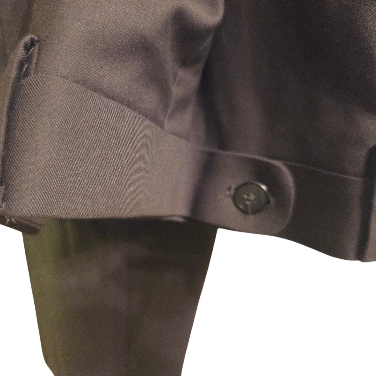New Pierre Loren Olive Color 2 Piece Suit Blazer & Pant Size 44L/39W