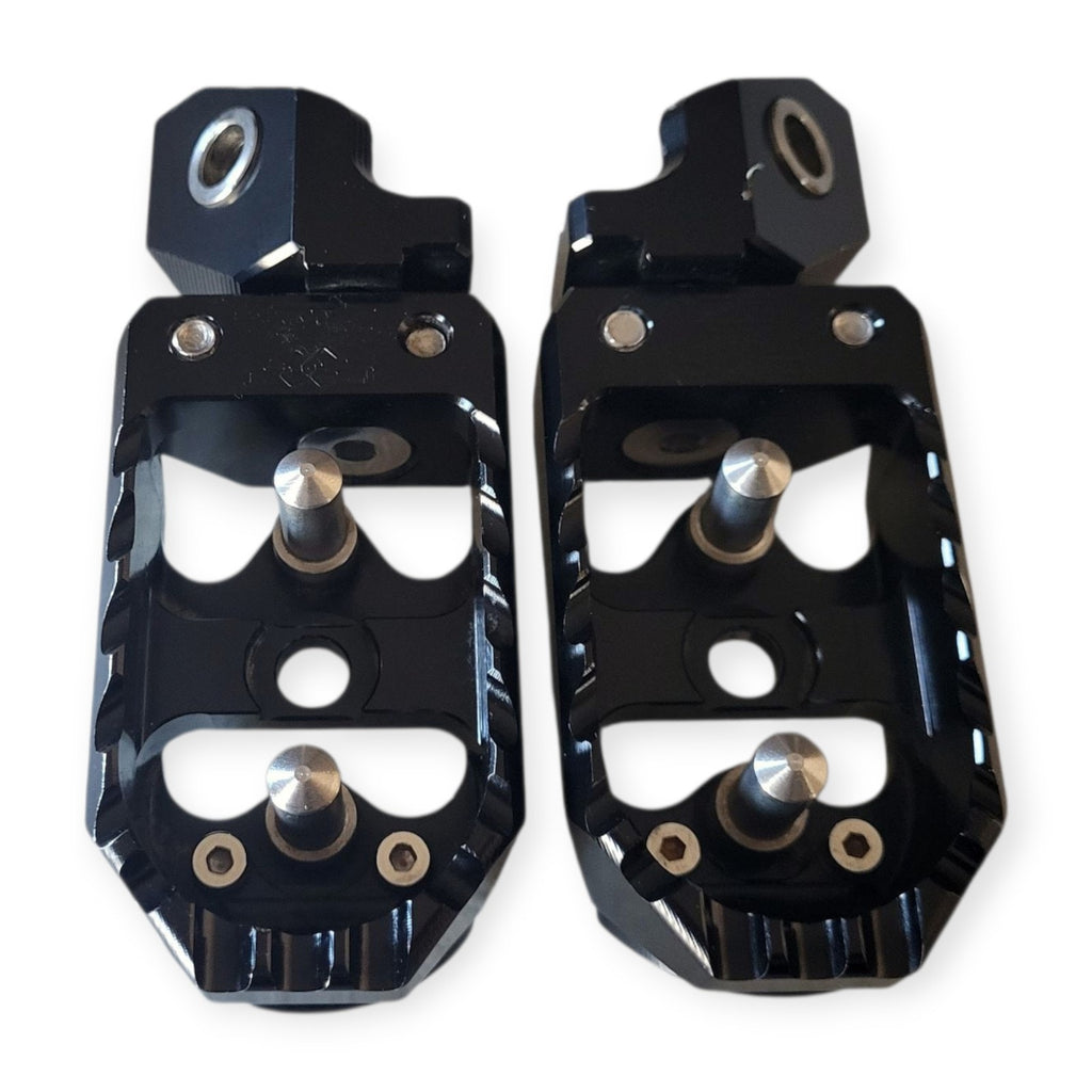 Chaoouyue Motorcycle Aluminum Adjustable Foot Pegs Compatible with BMW