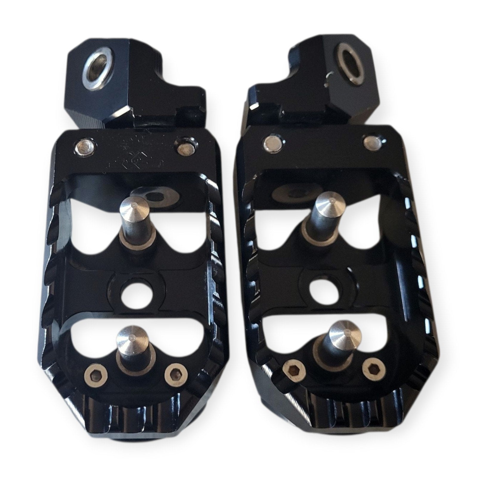 Chaoouyue Motorcycle Aluminum Adjustable Foot Pegs Compatible with BMW