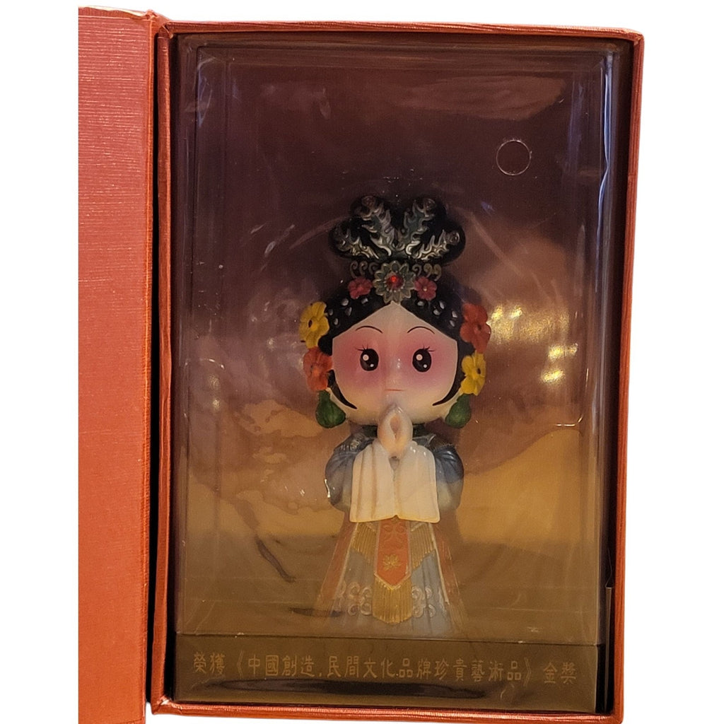 Handcrafted Diao Chan 4" Figurine Peking Opera Doll Statue