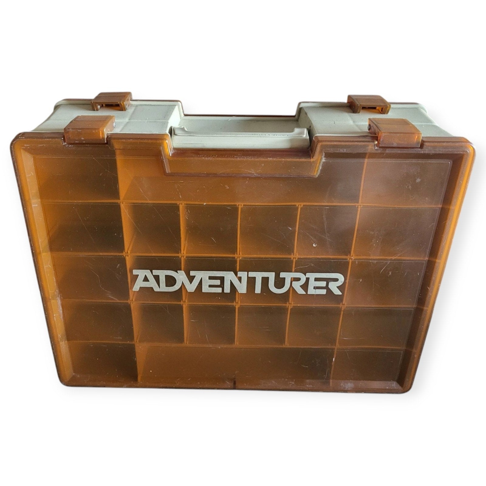 Rare 80s Flambeau Adventurer Vintage Double Sided Fishing Tackle Box Hardcase