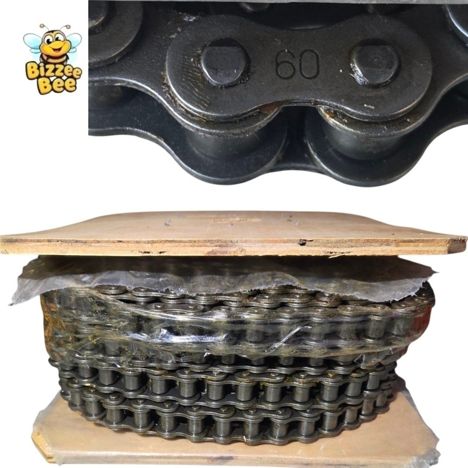 Herschel-Adams 50' Feet ASA-60-50 Roller Chain