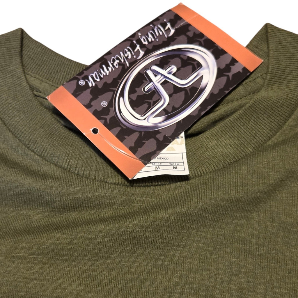 Flying Fisherman Shirt Midnight Angler Medium