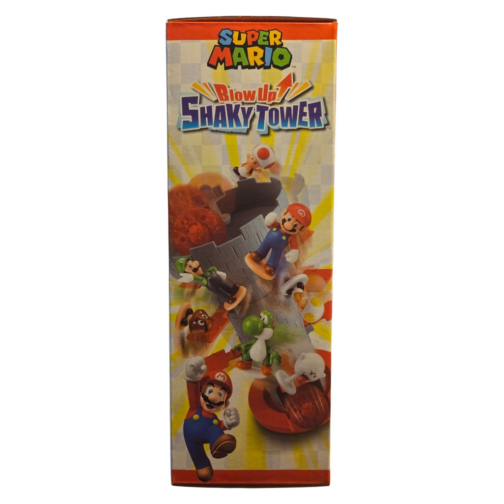 Games Super Mario Blow Up! Shaky Tower Balancing Game -Tabletop Skill & Strategy
