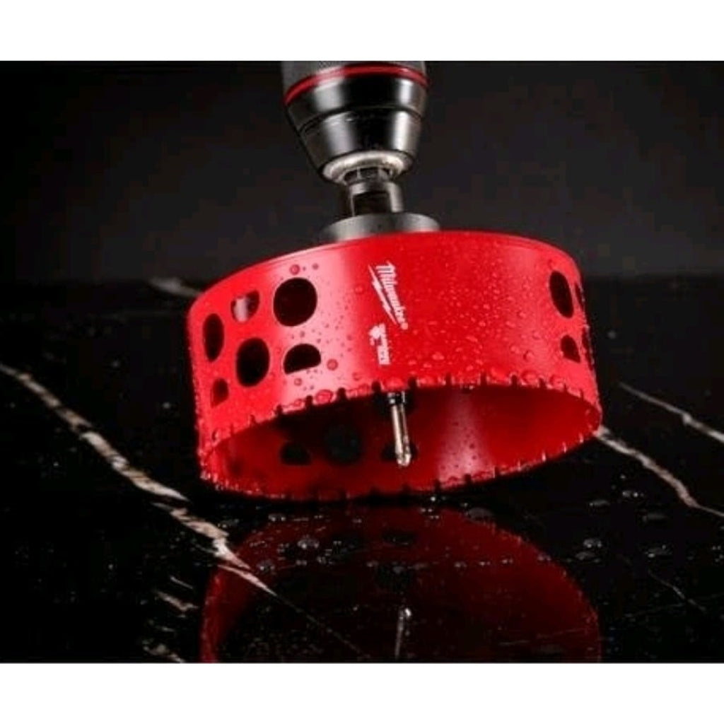 Milwaukee Diamond Max 4-1/2 in. Hole Saw, Diamond-Coated Steel