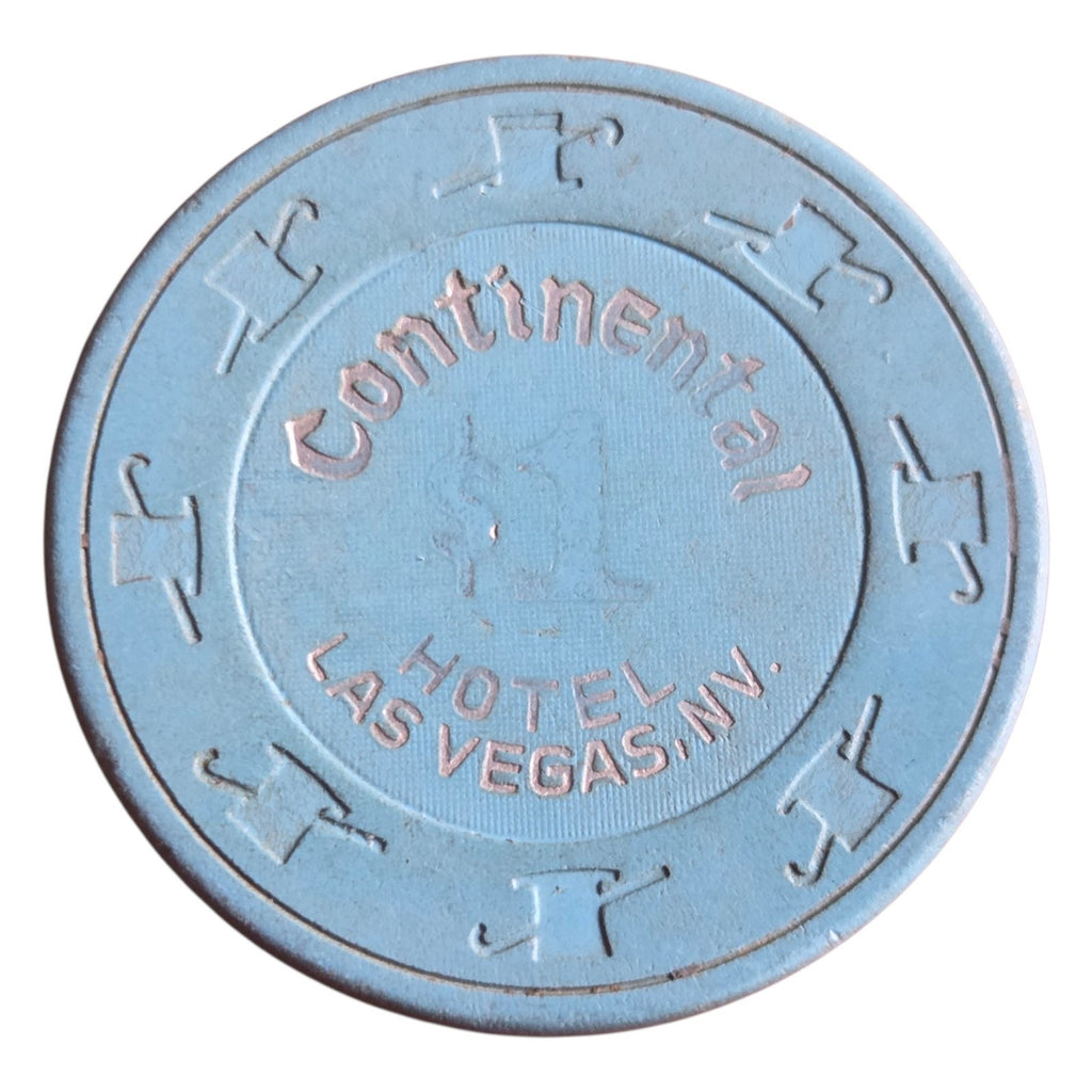 4 Coins of Las Vegas Casinos Past Westward Ho Aladdin Continental Casino Royale