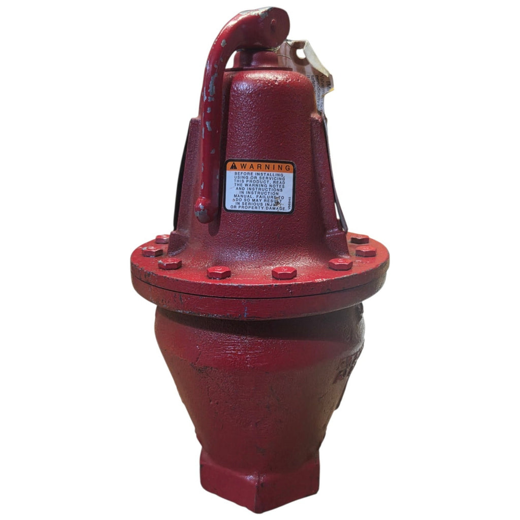 Bell & Gossett 3301 safety relief valve for boilers 1-1/2" inlet 2" *Untested*
