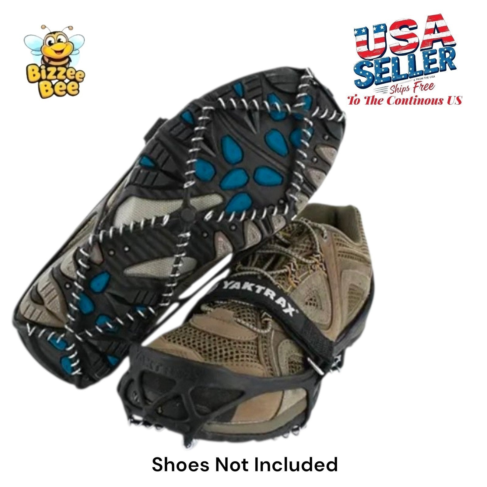 Yaktrax Pro Traction Device Black Size Small US Men's 5-8.5 Women's 6.5-10