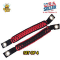 Set of 4 Paracord Grab Handles Compatible with Wrangler JK JKU JL JLU JT