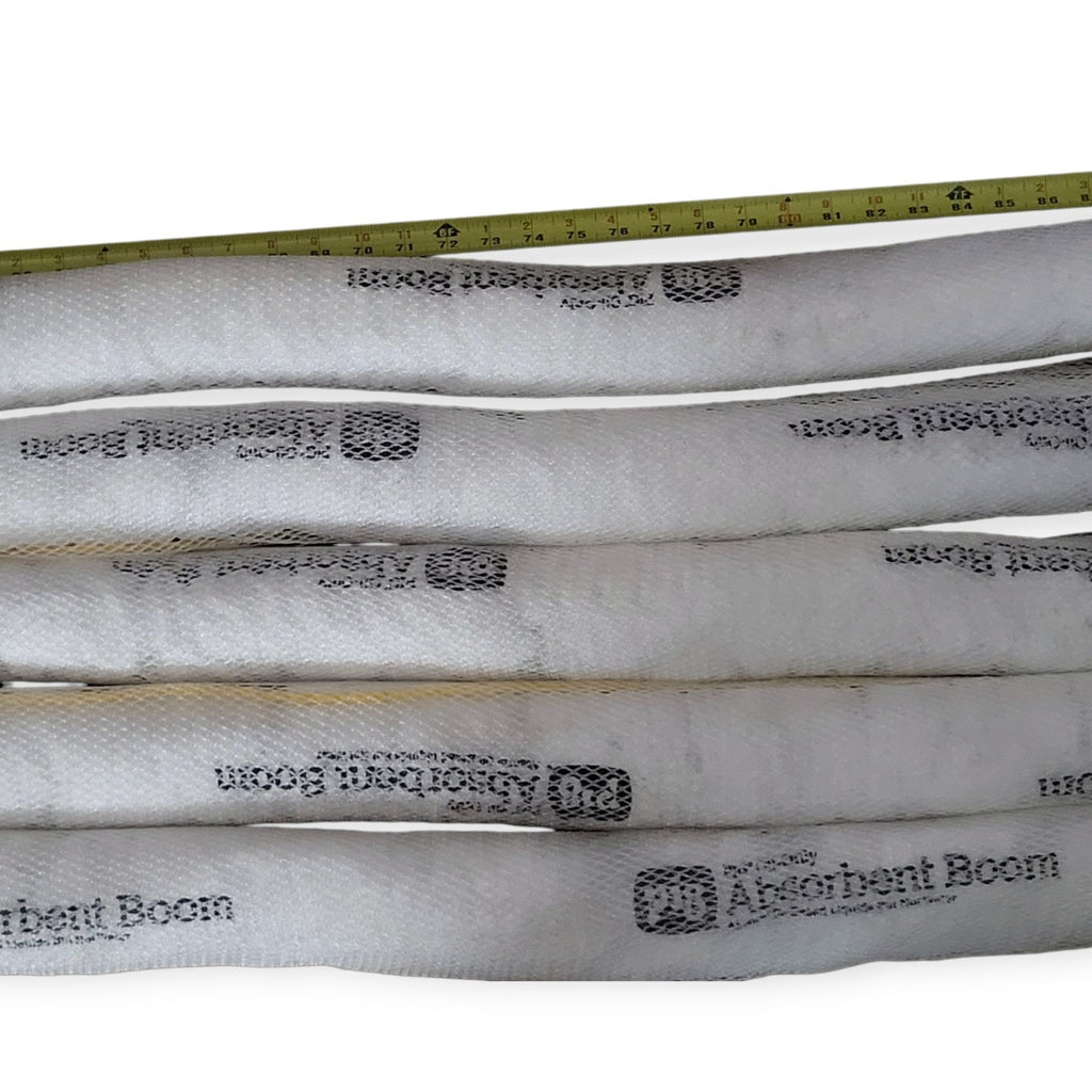 PIG Oil-Only Absorbent Boom 3" x 10' Set of 5