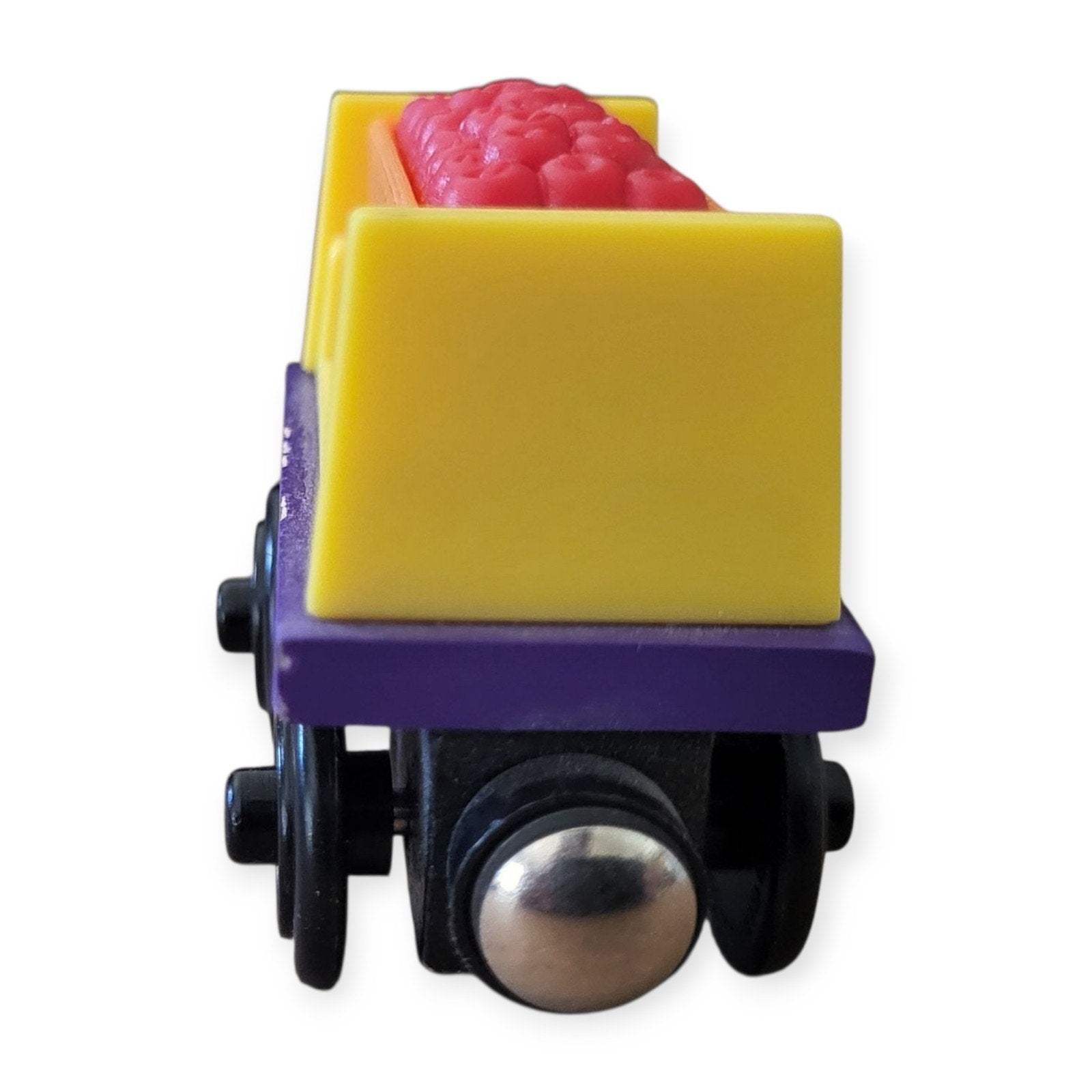 Hard to Find - Complete Apple Cargo Car with Crate Thomas & Friends Wooden 2003