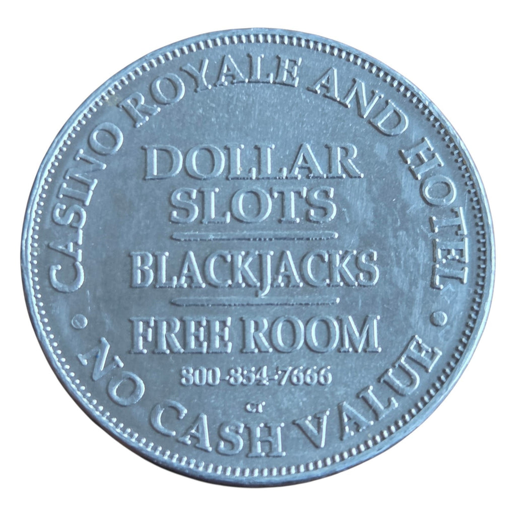 4 Coins of Las Vegas Casinos Past Westward Ho Aladdin Continental Casino Royale