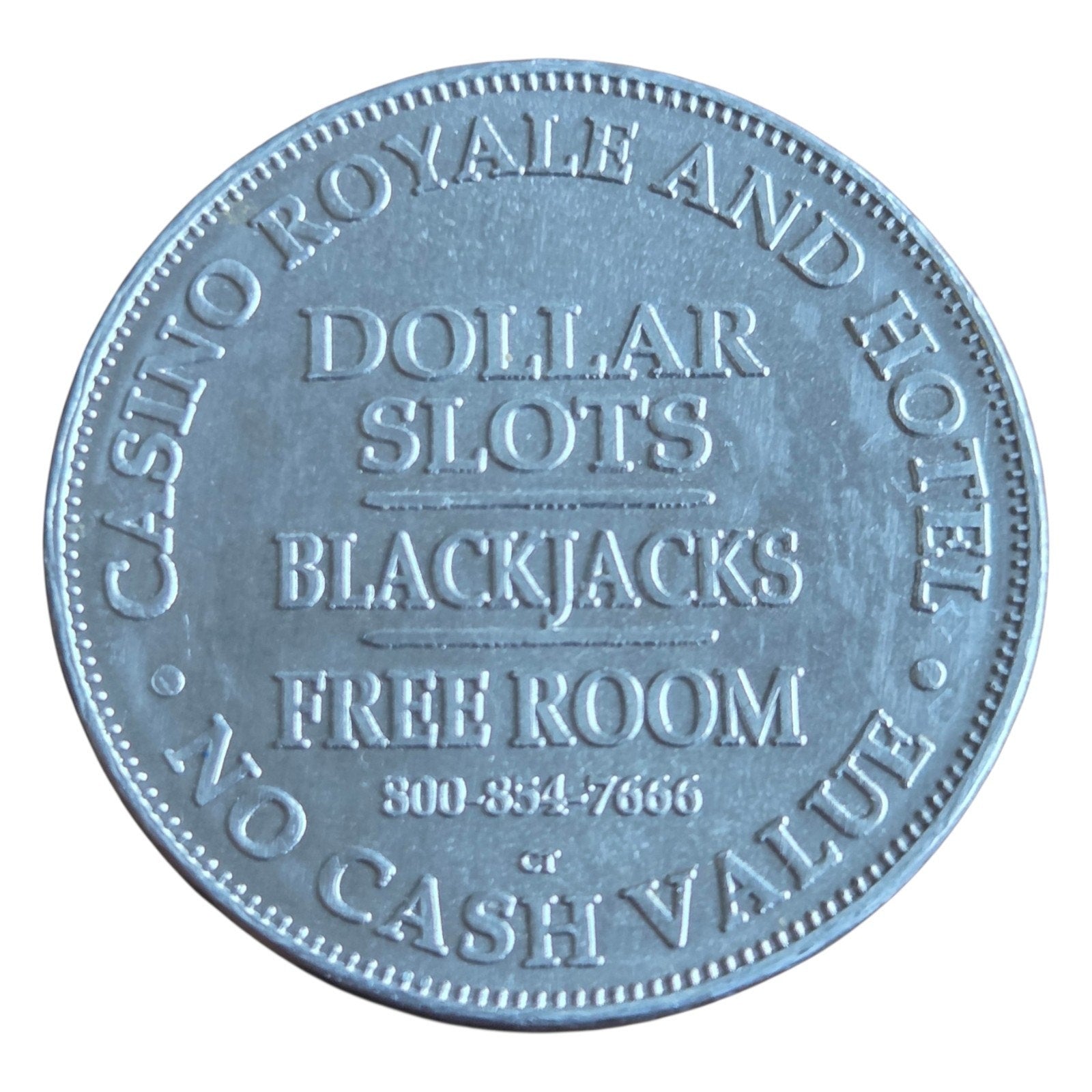 4 Coins of Las Vegas Casinos Past Westward Ho Aladdin Continental Casino Royale