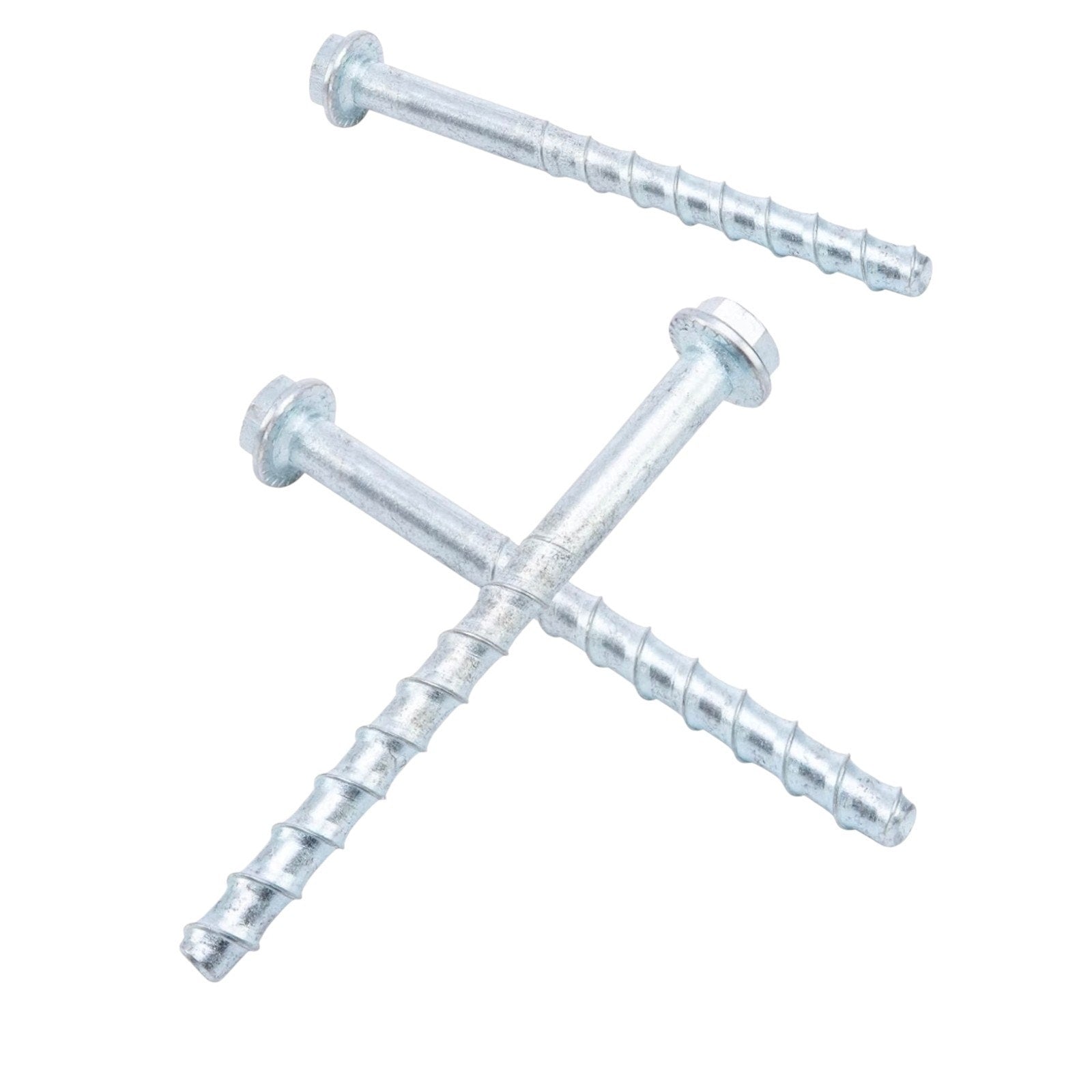 5/8" x 10" Concrete Screws (10 PCS) Concrete Anchor Bolts Zinc Plated