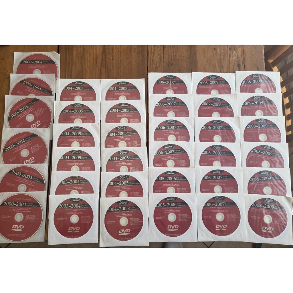 186 - Ford Motor Car and Truck Digital Disc Manuals - Hard to Find