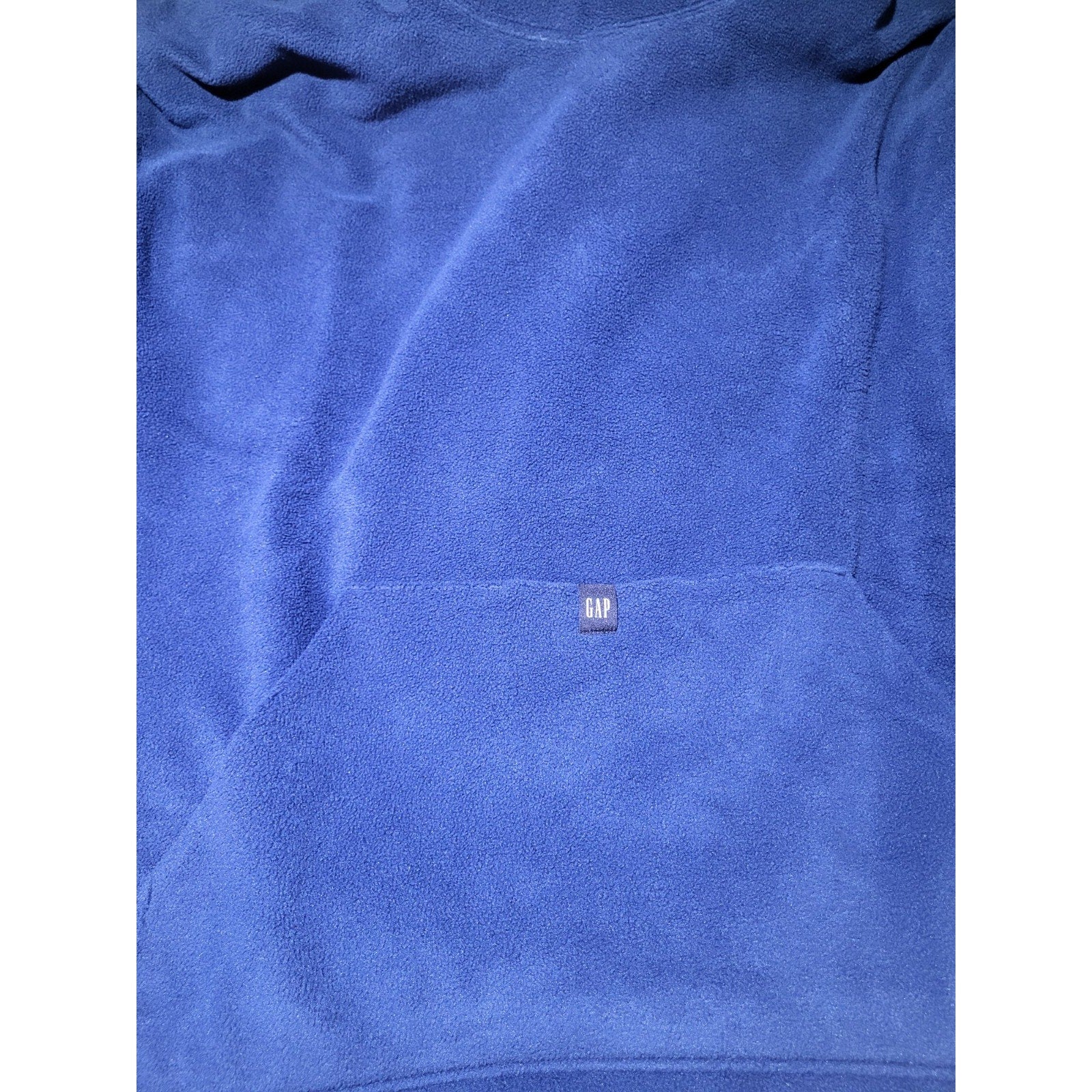 Size XL - Men's Yeezy Gap Designed By Balenciaga Polar Fleece Dark Blue Hoodie