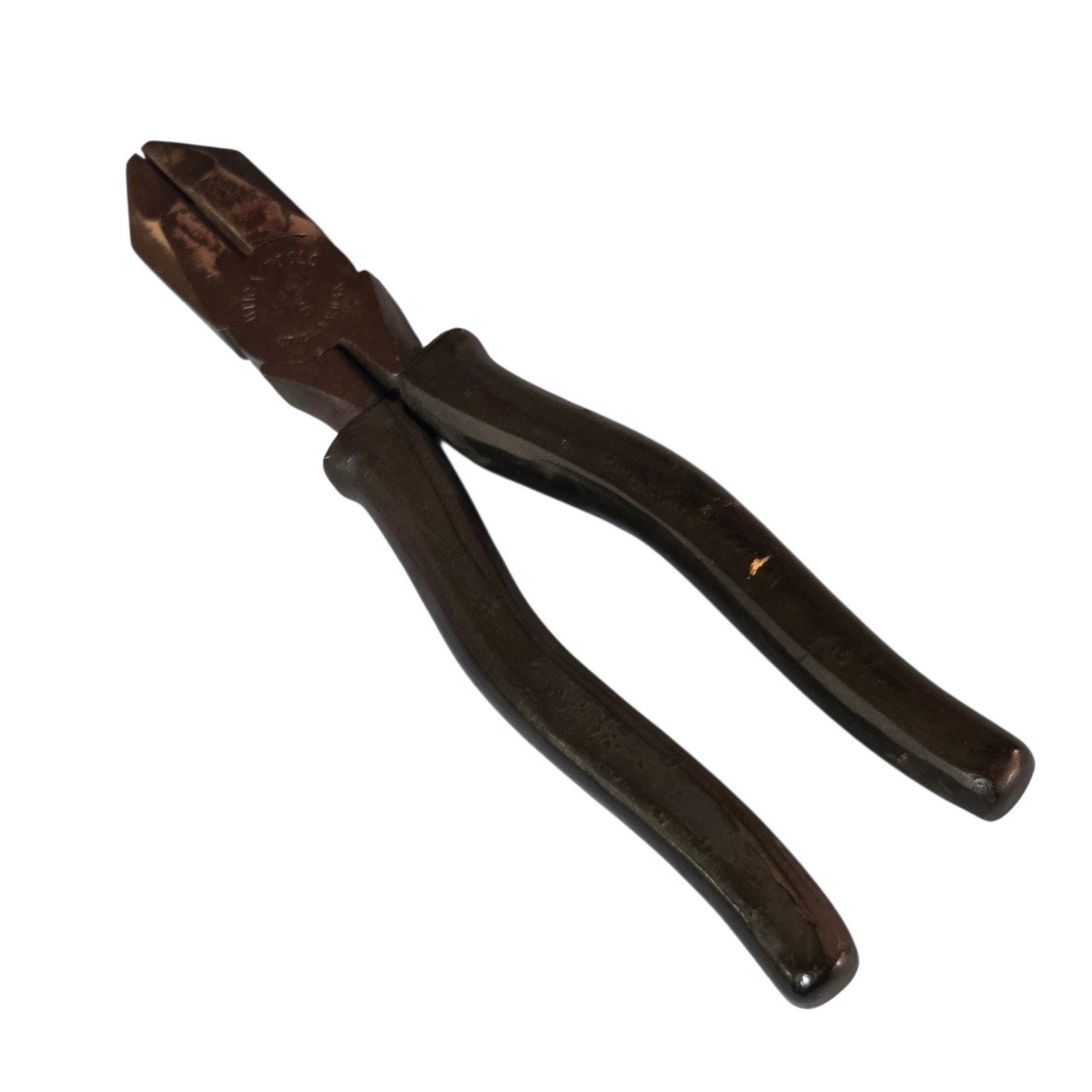 Vintage Utica USA Made Electrician Pliers Original Rubber Handles 3950-8 USA