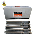 1/2" x 4-3/4" 304 Stainless Strong Bolt 2 Wedge Anchor STB2-504344SS QTY 25