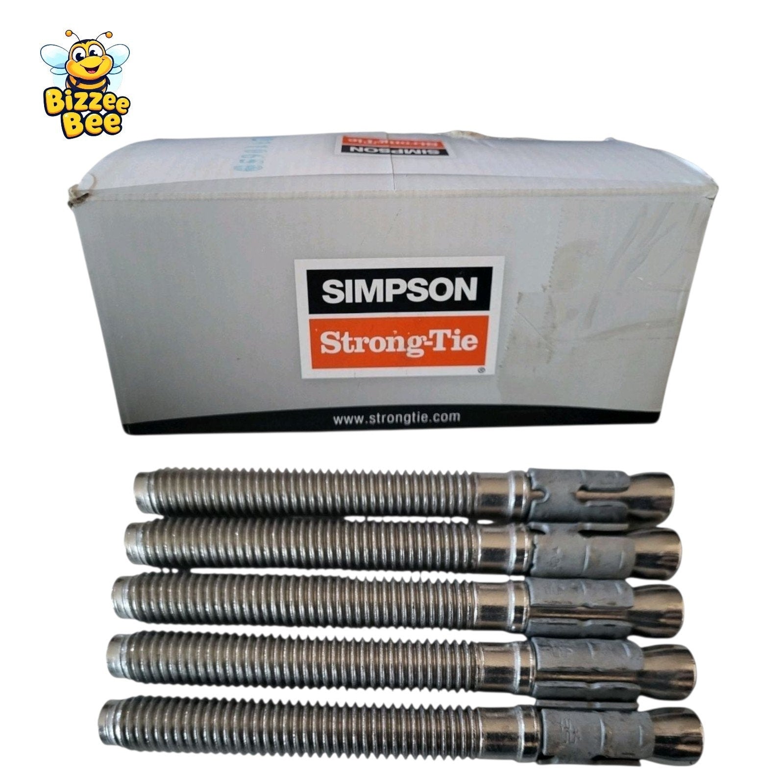 1/2" x 4-3/4" 304 Stainless Strong Bolt 2 Wedge Anchor STB2-504344SS QTY 25