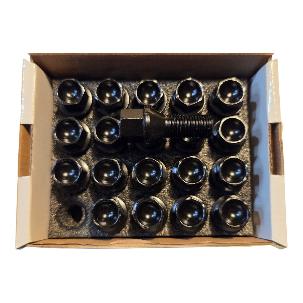 Dynofit 14x1.5 Lug Bolts Compatible with Audi,27mm Shank 52mm